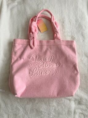 Stoney Clover Lane Bubblegum Pink Terry Tote